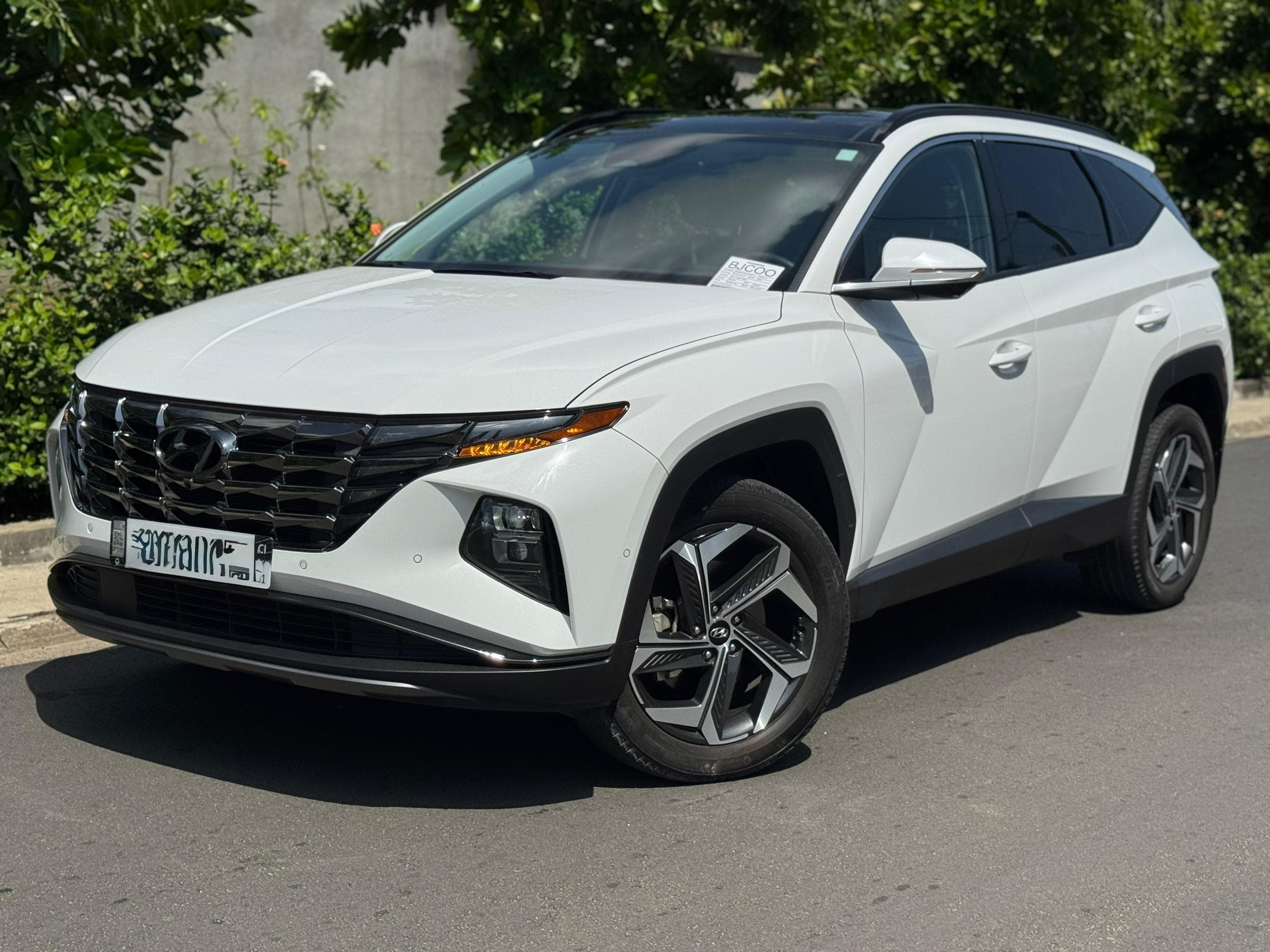 Hyundai Tucson calligraphy